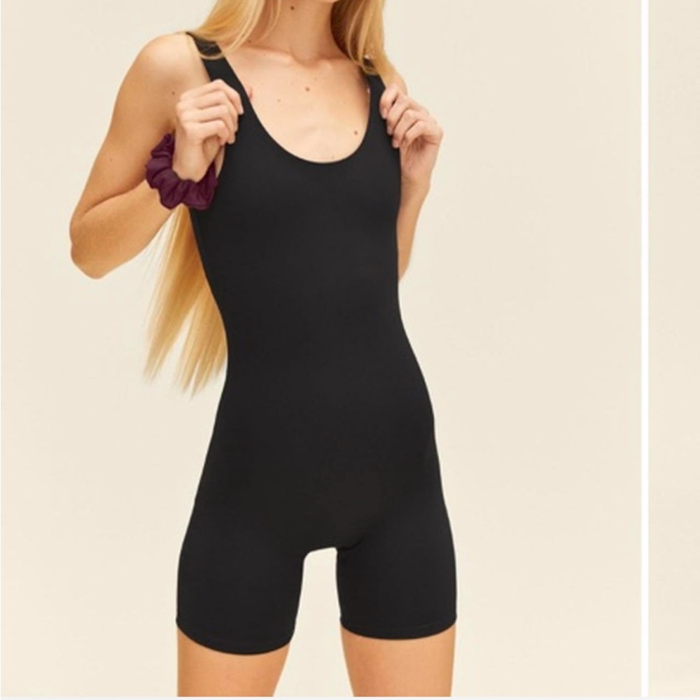 Girlfriend Collective Black Unitard